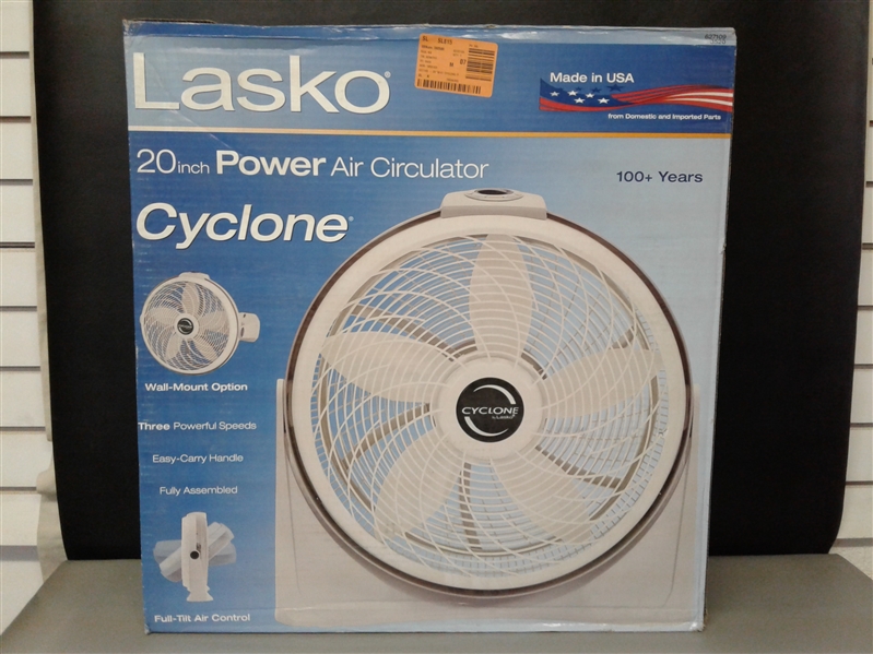 Lasko Cyclone 20 in. Power Circulator Fan