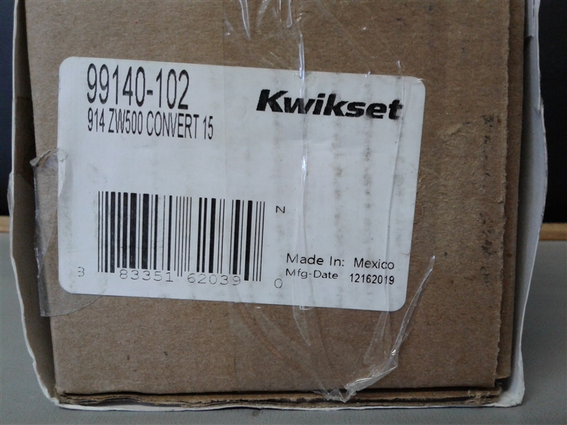 Kwikset Convert Smart Lock Satin Nickel Conversion Kit featuring Z-Wave Technology