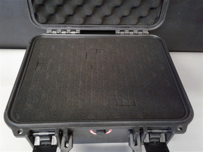  Husky 13.5 in. Plastic Tool Box in Black