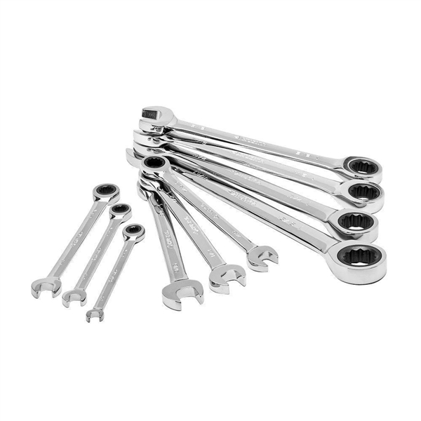 Husky SAE Ratcheting Combination Wrench Set (9-Piece) *Missing 1-Piece*