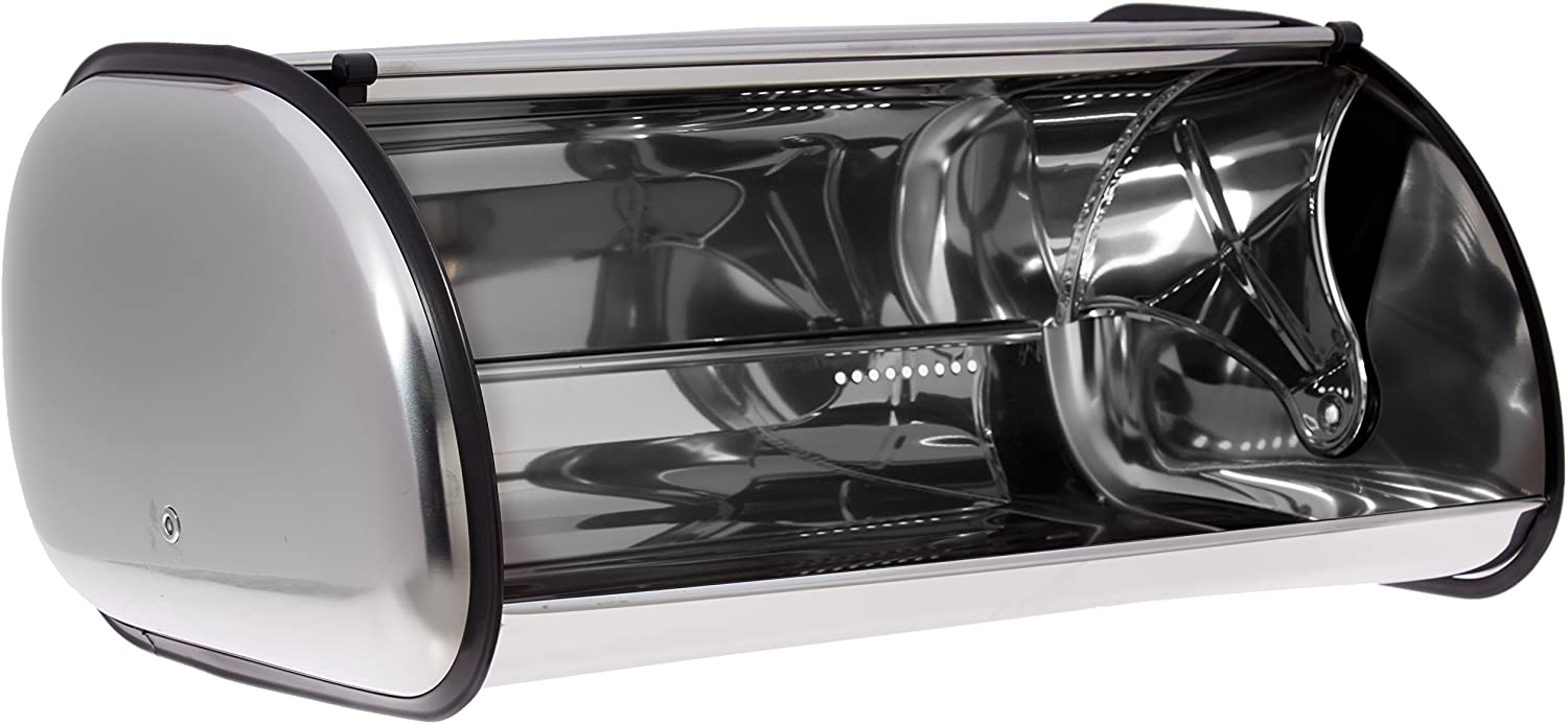 home it stainless steel bread box