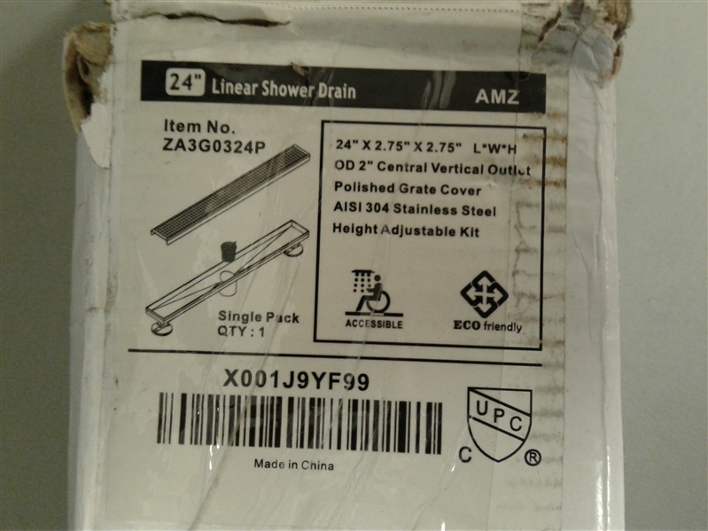24-Inch Linear Shower Drain