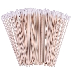 1000 Packs of 2 - 6 Inch Cotton Swabs with Wooden Handles Cotton Tipped Applicator