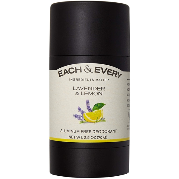 Each & Every Natural Aluminum Free Deodorant for Women and Men