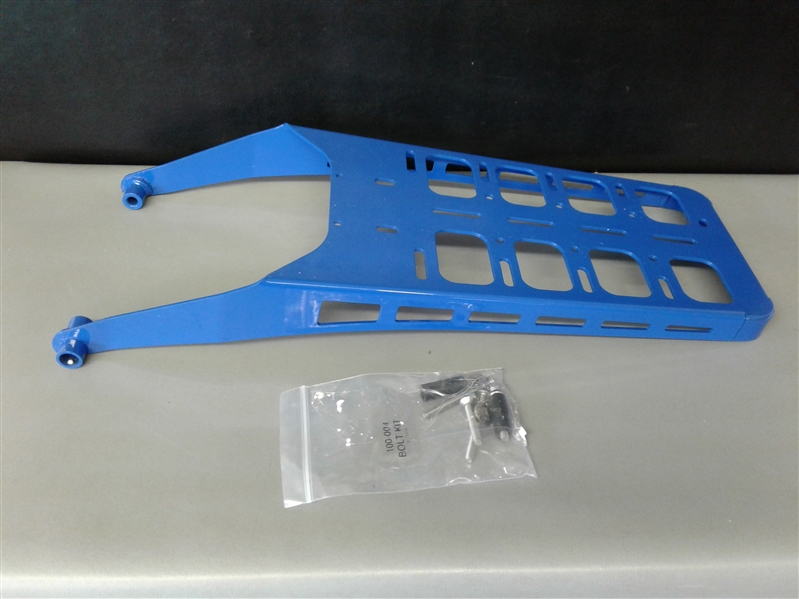 Cargo Rack Luggage Carrier Utility Rear Tail Holder -Blue