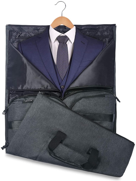 Carry-on Garment Bag Large Duffel Bag Suit Travel Bag Weekend Bag Flight Bag with Shoe Pouch for Men Women