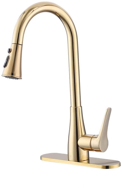 KES Single Handle Pull Down Kitchen Faucet 