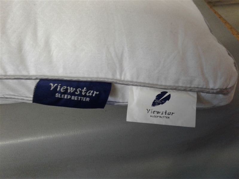 Viewstar 2 Pack Hotel Quality Pillow, Down Alternative Hypoallergenic Pillows King 