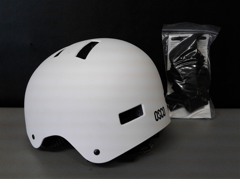 OSCO Design Adult Helmet with LED Safety Light Medium