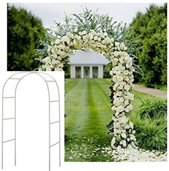 White Metal Garden Arch 