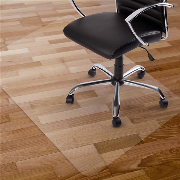 Kuyal Clear Chair Mat, Hard Floor Use, 48 x 30