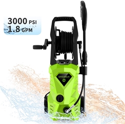  WHOLESUN 3000PSI Pressure Washer Electric 1.8GPM 1600W High Power Washer