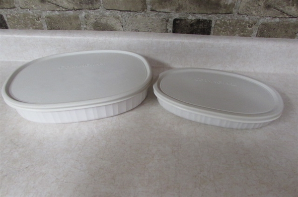 FRENCH WHITE CORNING WARE & MORE