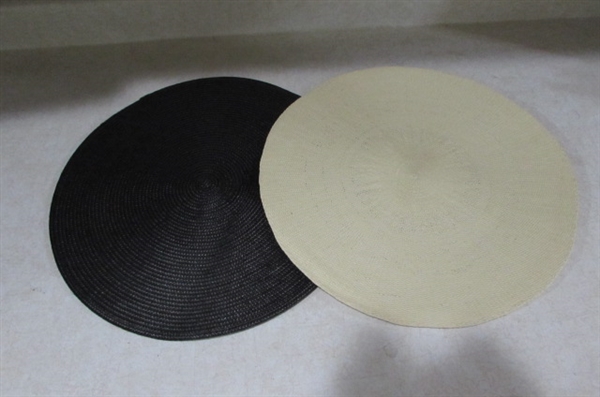 COLLECTION OF ROUND PLACEMATS & MORE