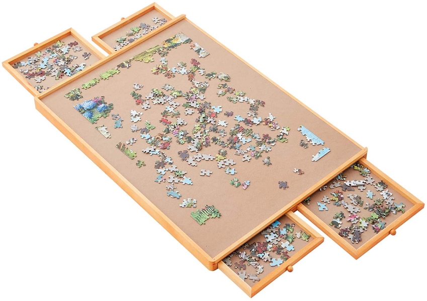 Rose Home Fashion Puzzle Plateau Jumbo Puzzle Board