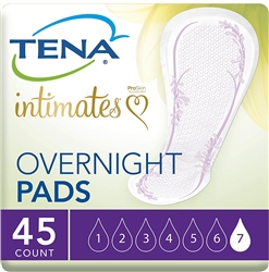  TENA Incontinence Pads for Women, Overnight, 45 Count