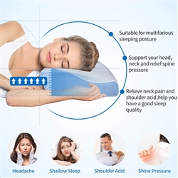  Winjoy Contour Memory Foam Pillow Orthopedic Sleeping Pillow