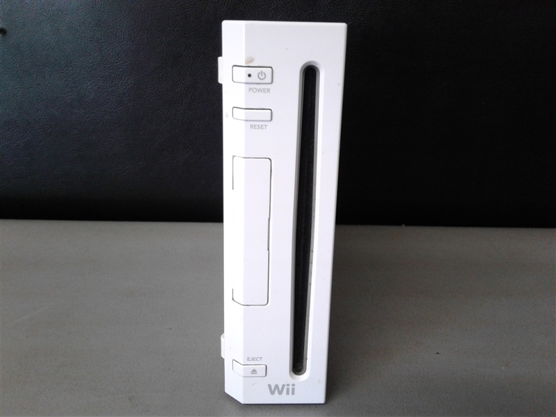 Wii console with games & accessories