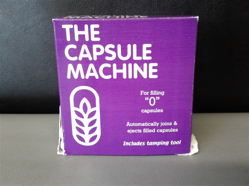 Capsule Filling Machine, Capsules, and Scale