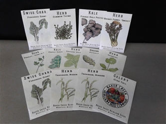 Variety of Baker Creek Heirloom Seeds-13 Packets