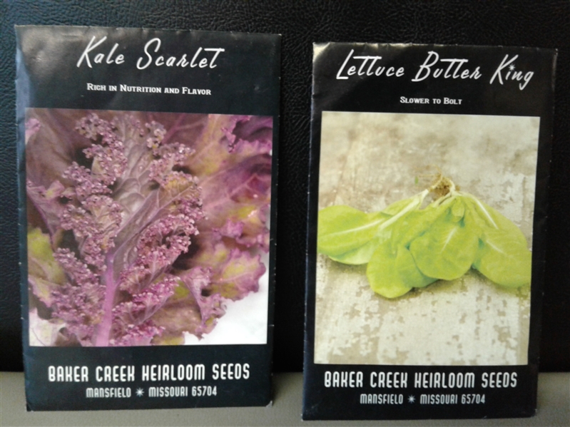 Variety of Baker Creek Heirloom Seeds-21 Packets
