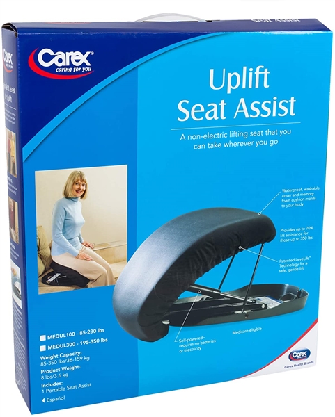 Carex Uplift Premium Seat Assist With Memory Foam