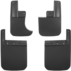  Teccom Mud Flaps Splash Guards Jeep Gladiator Front and Rear Set of 4 ABS Molded