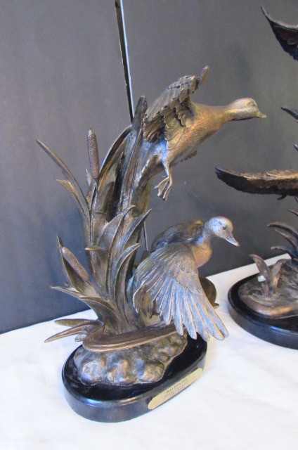 resin duck statue