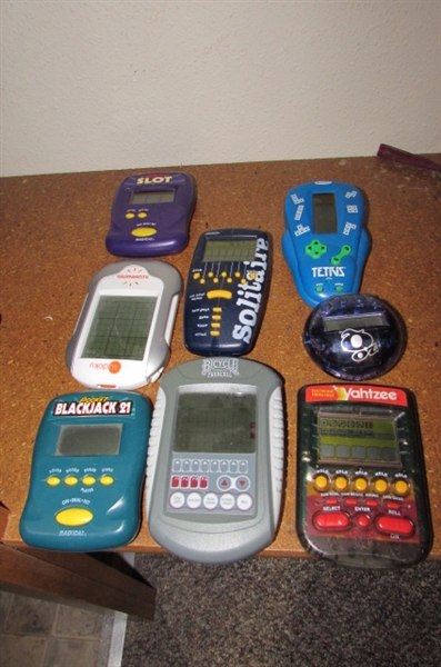 ASSORTED HAND HELD ELECTRONIC GAMES