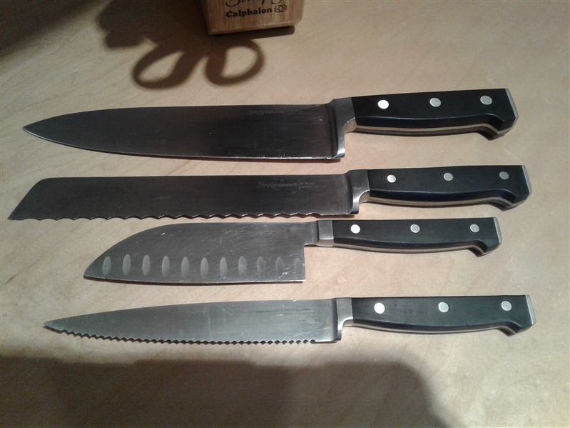 Simply Calphalon Knife Set and Wusthof Silverpoint Knives with Block
