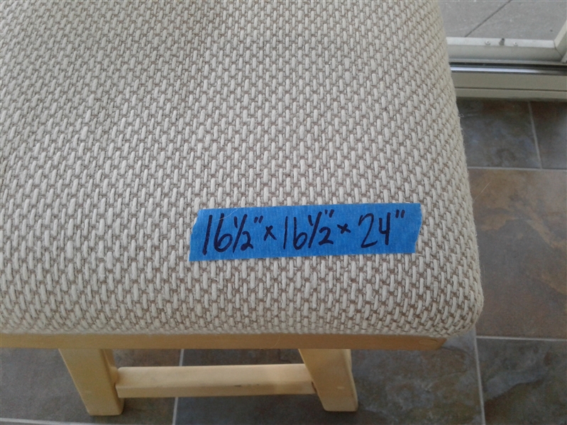 Upholstered Swivel Counter Stool