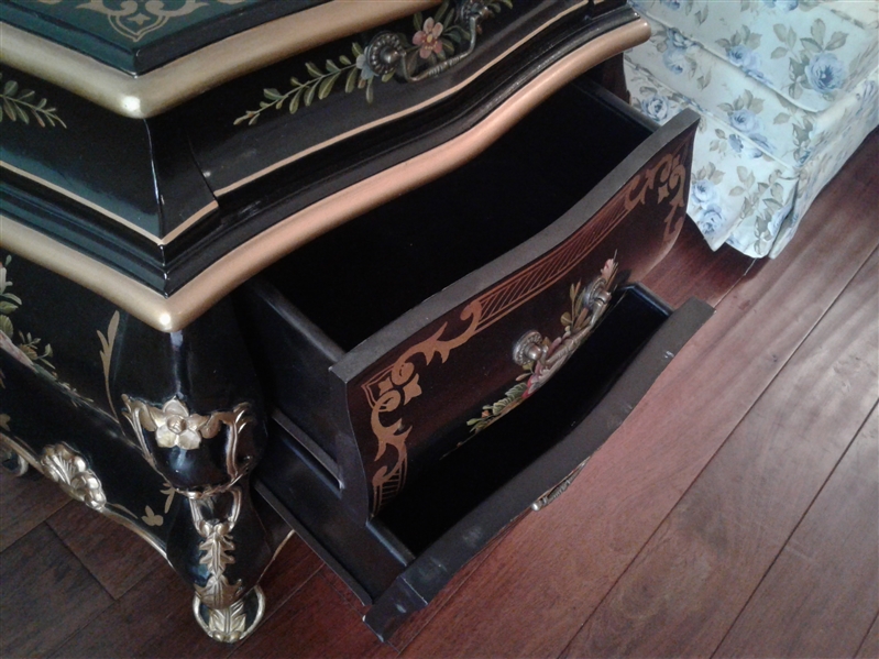 Beautiful three drawer accent table