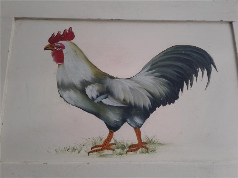 Rooster Cabinet and Lamp