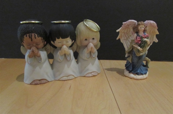 Angel/ Children Figurines & Church