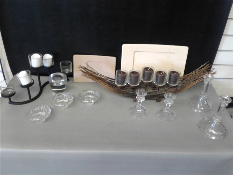 Variety of Candle Holders