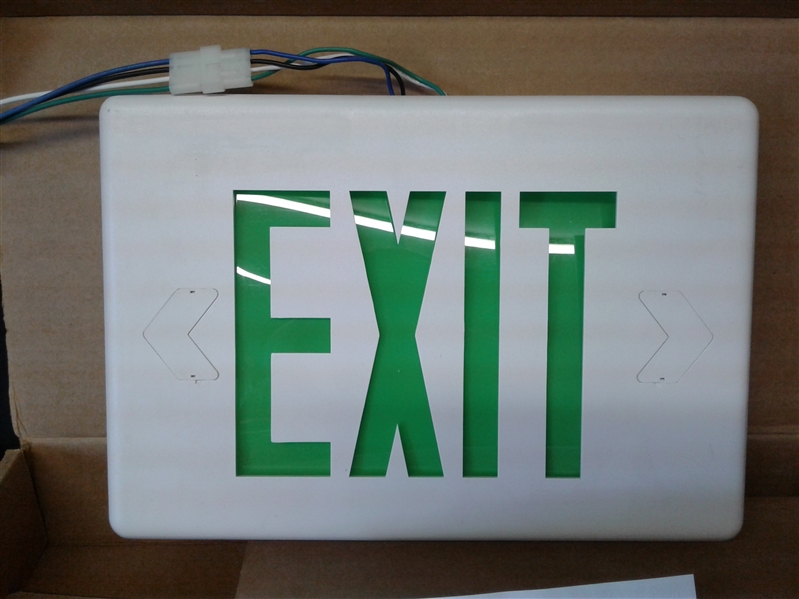 Lighted Exit Sign