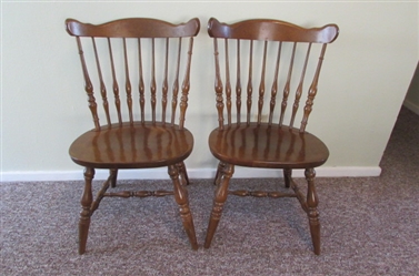 PAIR OF DINING CHAIRS *MATCHES LOTS 56 & 58