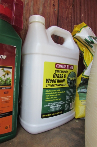 WATERING CANS, GARDEN SPRAYERS, FERTILIZERS, PLANT FOOD, INSECTICIDES AND MORE
