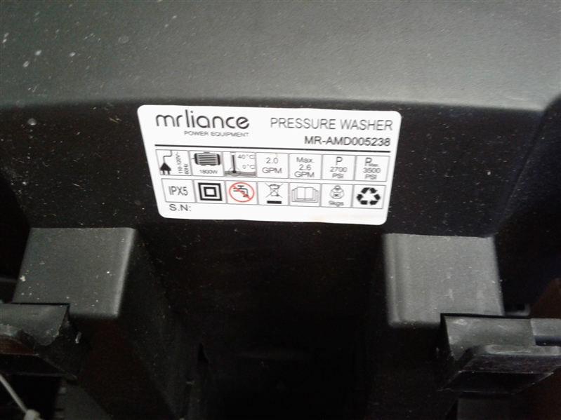 Mrliance Pressure Washer