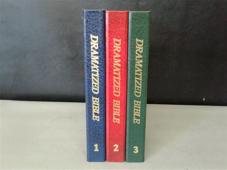 Dramatized Bibles 1, 2, and 3 Audio Cassette Books 