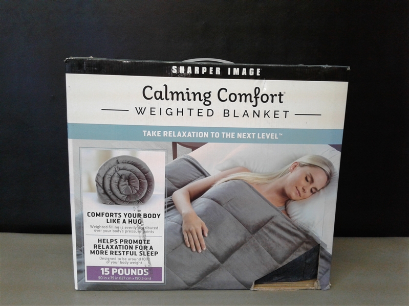 Calming Comfort 15 Lb Weighted Blanket 50x75