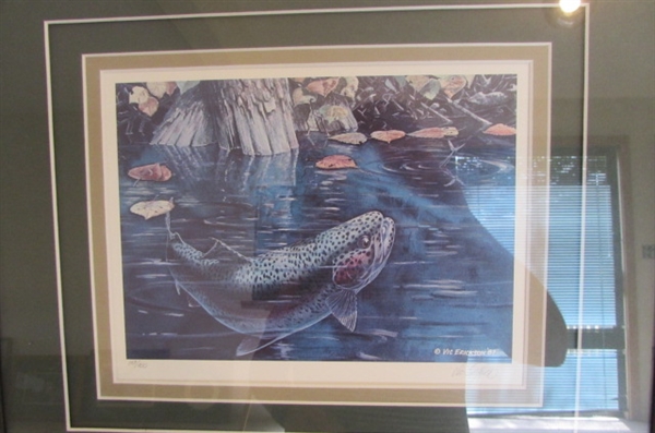 LIMITED EDITION TROUT PRINT - VIC ERICKSON '87