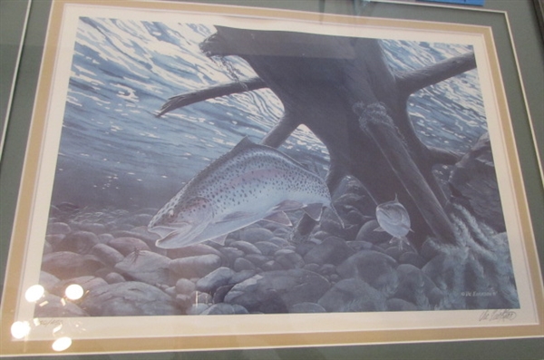 LIMITED EDITION-SIGNED & NUMBERED TROUT ART PRINT BY VIC ERICKSON