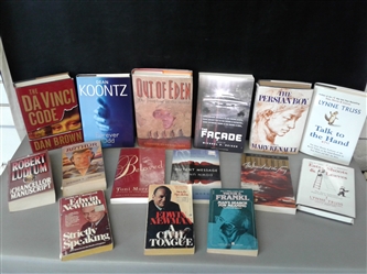 Books: Novels- Dean Koontz, Dan Brown, and More