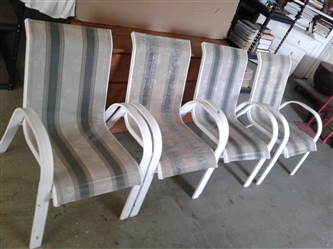Set of 4 Patio Chairs