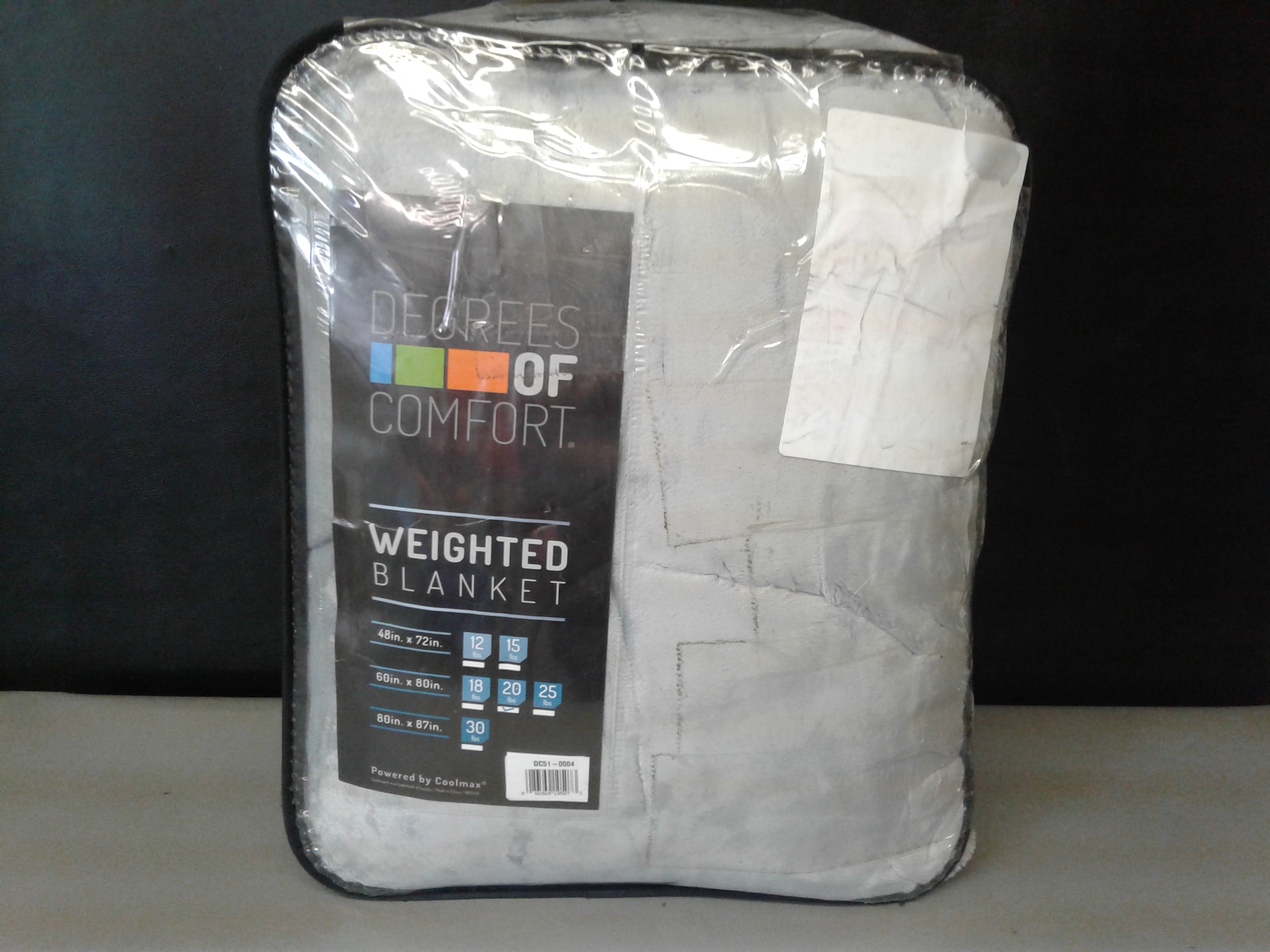 Lot Detail - Degrees of Comfort Weighted Blanket 60x80