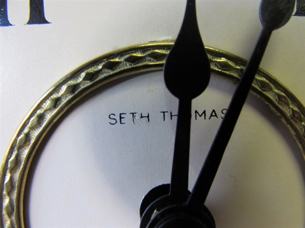 ANTIQUE SETH THOMAS MANTLE CLOCK (45)