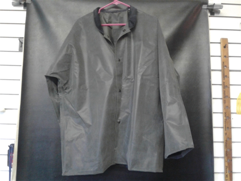 Rain Jacket and Suspenders/Waders Size Large