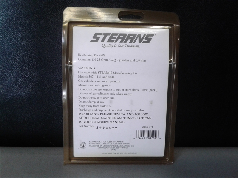 Stearns Inflatable Re-Arming Kit