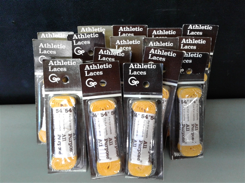 Athletic Laces 54 All Purpose in Gold - 16 PK